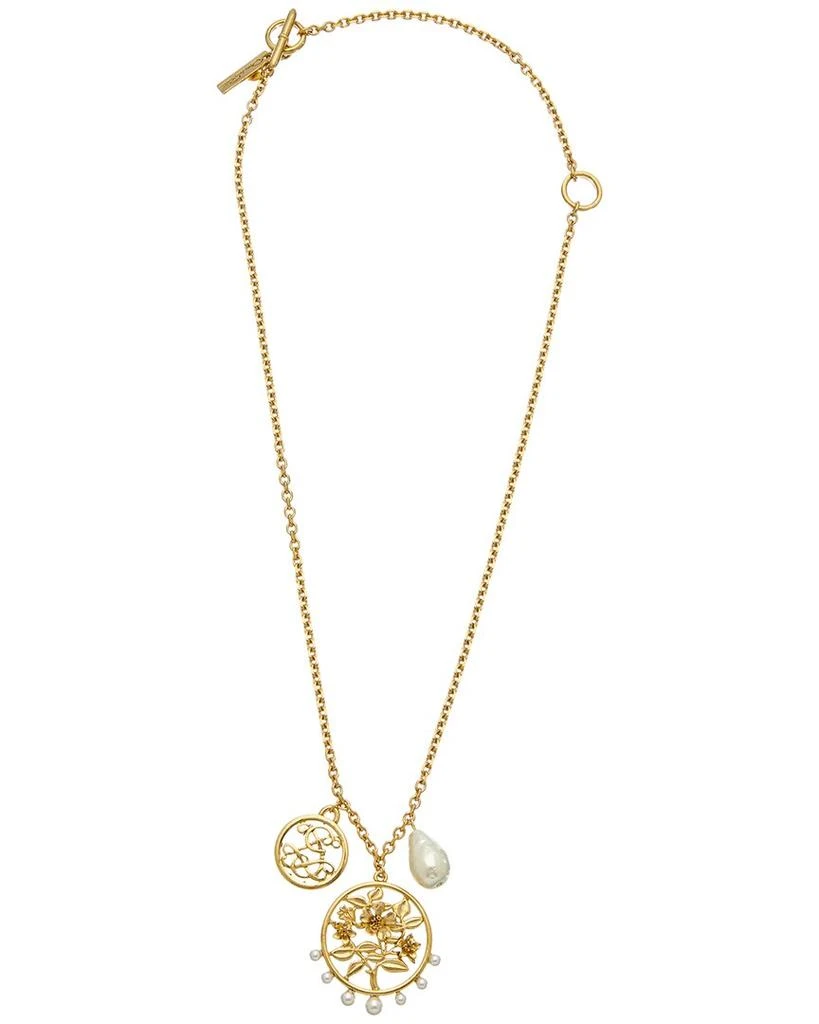 商品Oscar de la Renta|14K Coin Pendant Necklace,价格¥1509,第2张图片详细描述