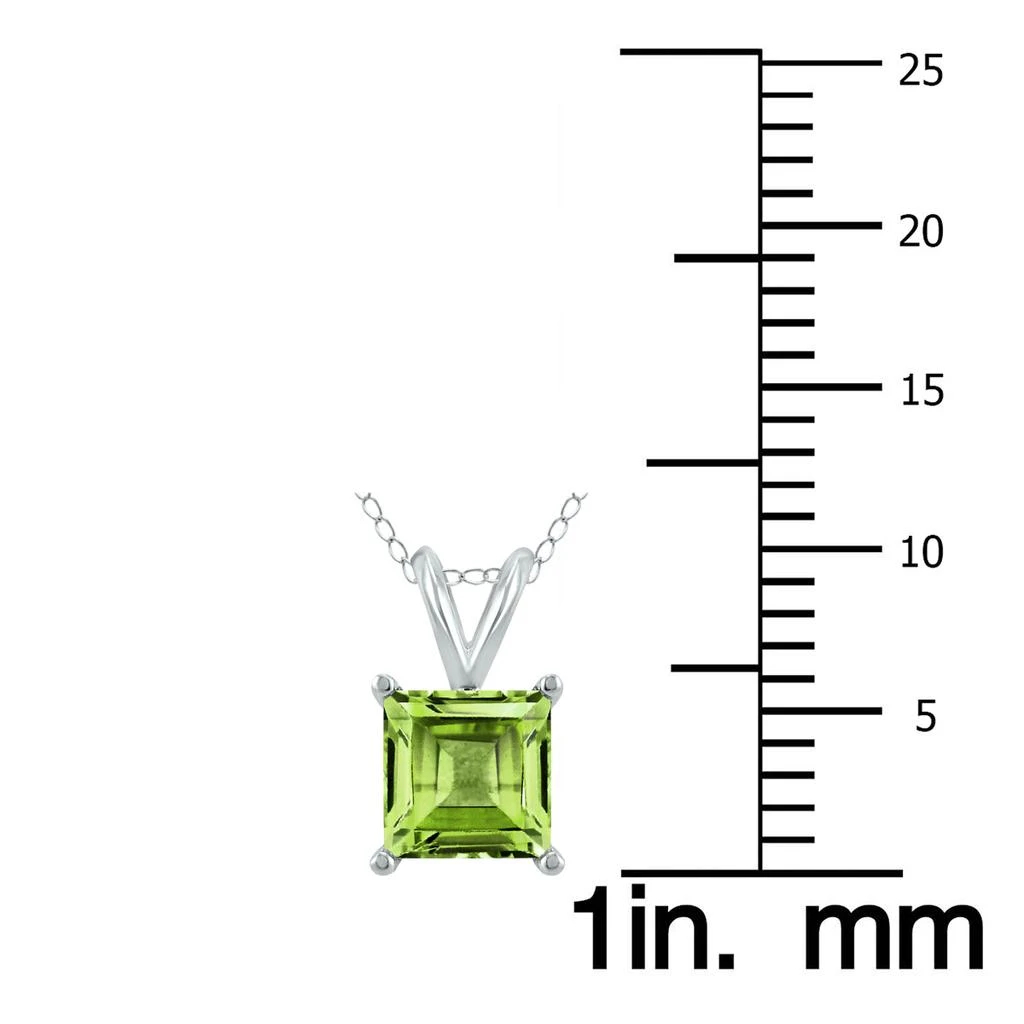 商品SSELECTS|14K  6Mm Square Peridot Pendant,价格¥1842,第4张图片详细描述