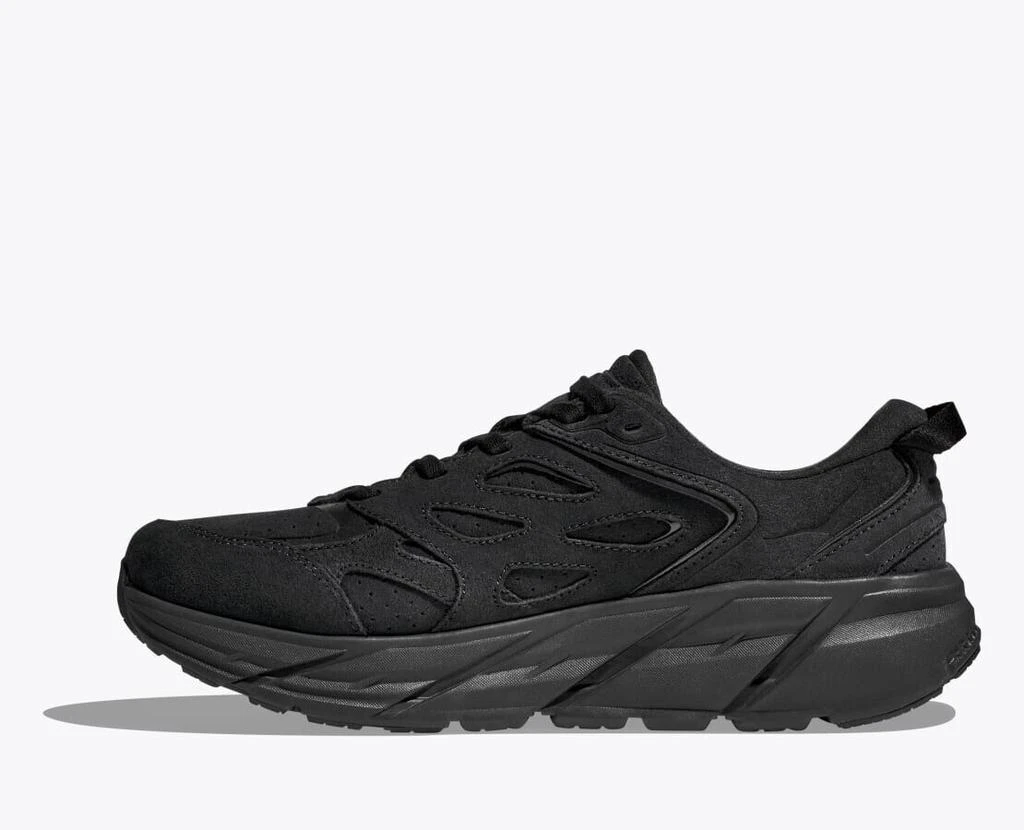 商品Hoka One One|Clifton L Suede 1122571-BBLC Men's US 5 Black Running Shoes TF2011,价格¥1063,第3张图片详细描述