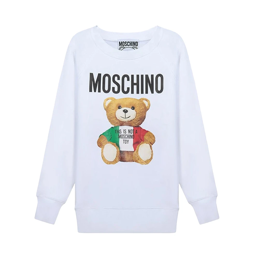 商品Moschino|MOSCHINO 白色女士卫衣/帽衫 EA1710-0527-1001,价格¥1557,第1张图片