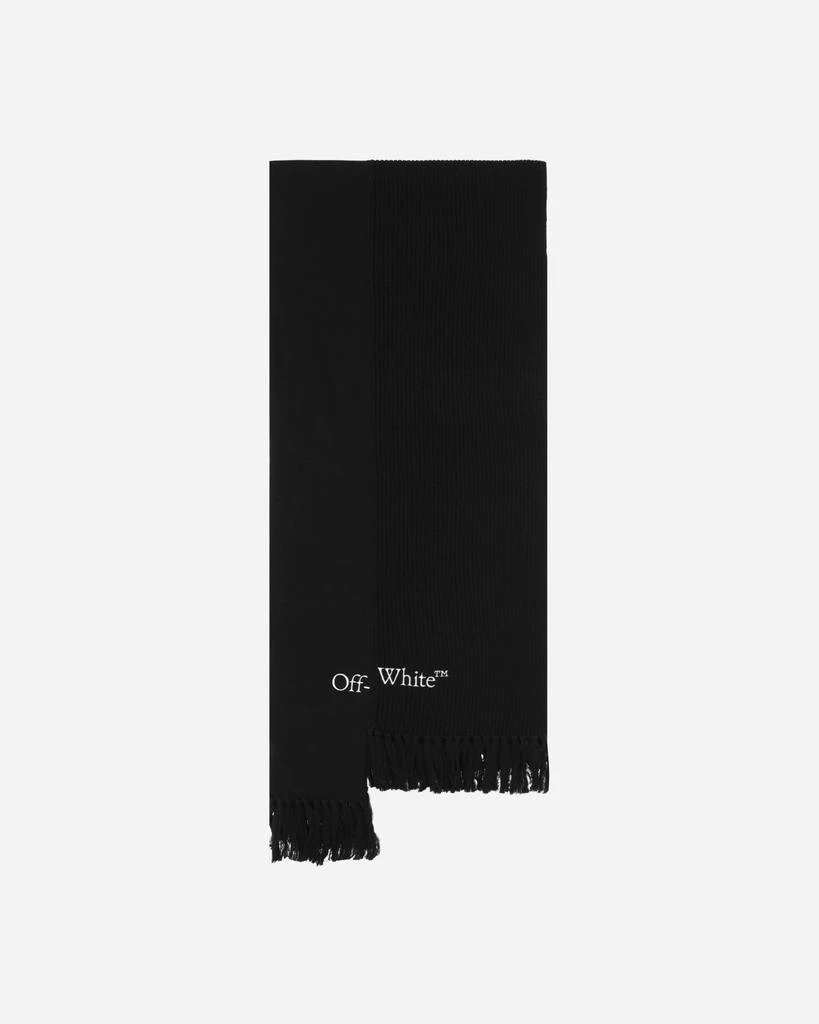 商品Off-White|Glitch Bookish Knit Scarf Black,价格¥1556,第1张图片