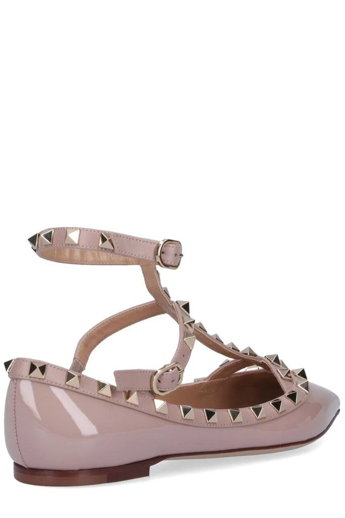 商品Valentino|Valentino Garavani Rockstud Pointed Toe Ballerina Shoes,价格¥4329,第4张图片详细描述