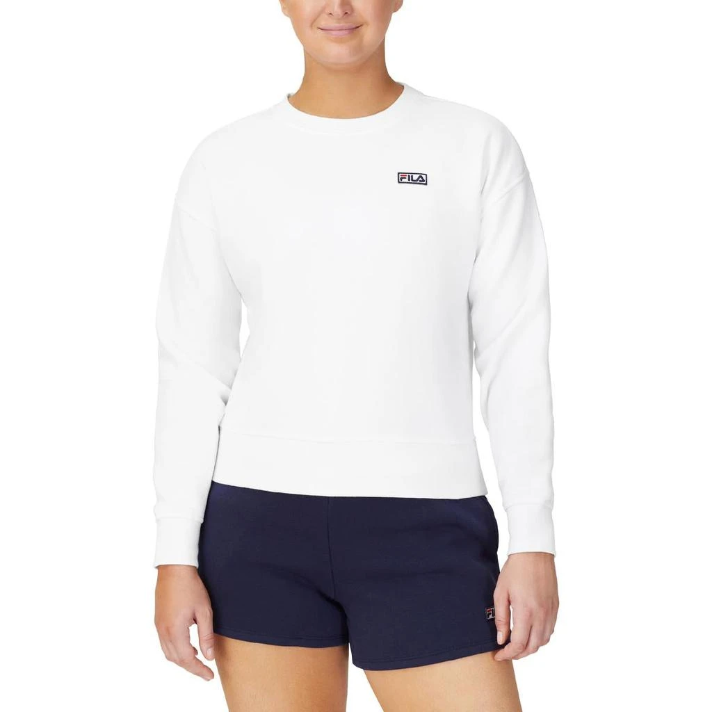 商品Fila|Fila Stina Women's Fleece Lined Crewneck Athletic Pullover Sweatshirt,价格¥70,第4张图片详细描述
