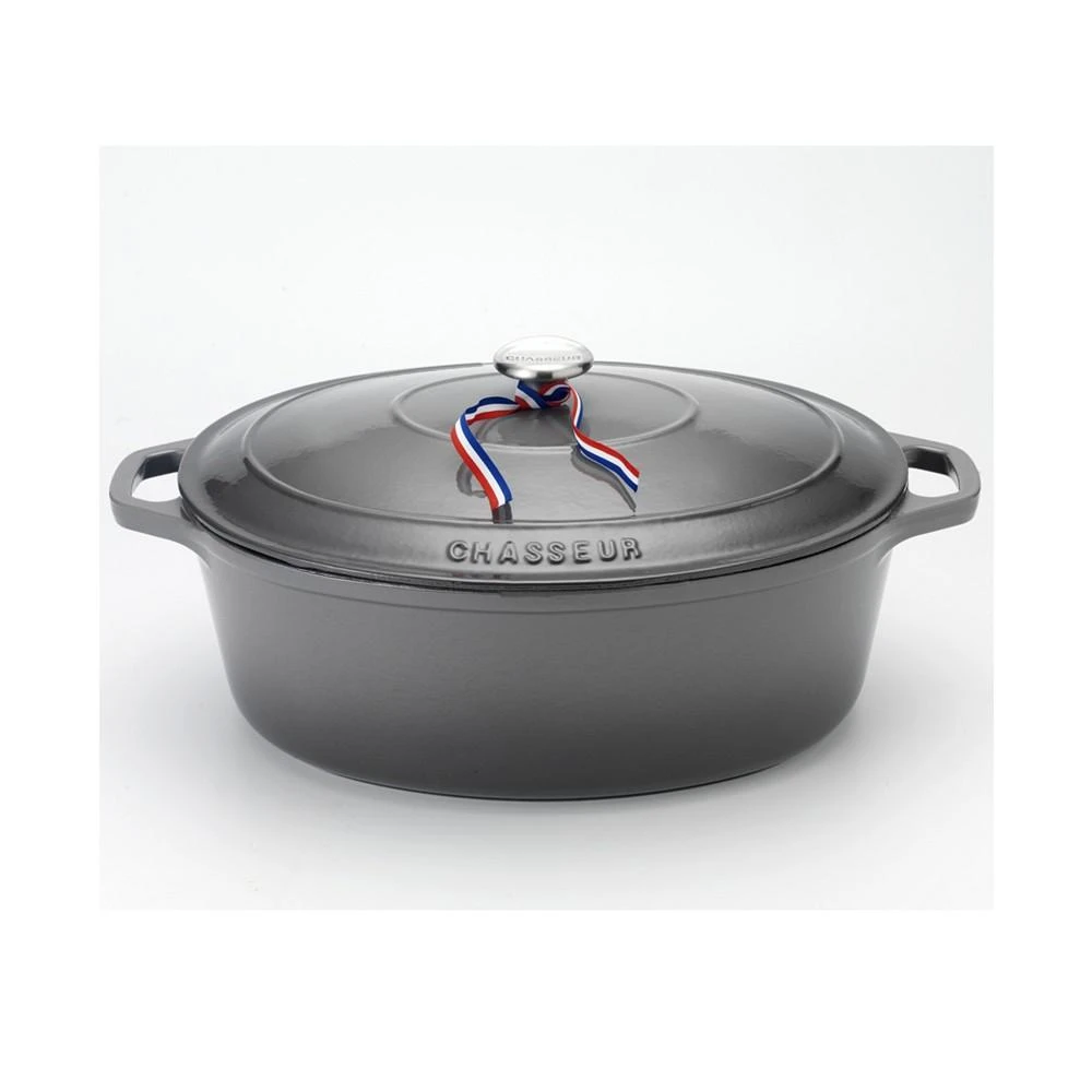 商品Chasseur|French Enameled Cast Iron 6 Qt. Oval Dutch Oven,价格¥2706,第1张图片