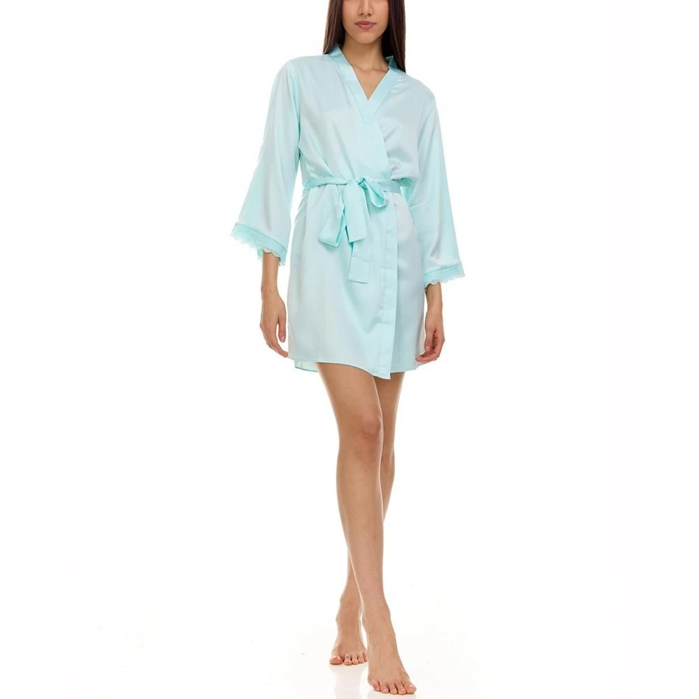 商品Flora Nikrooz|Women's Victoria Cover Up with Lace,价格¥148,第1张图片