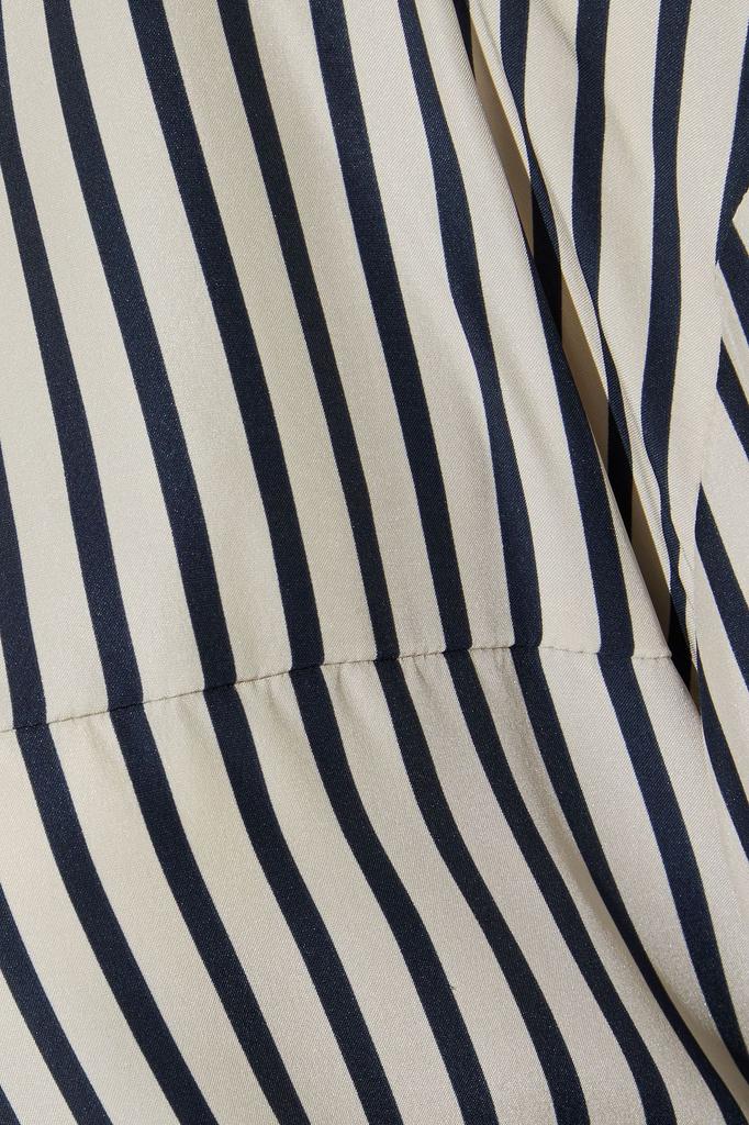 Manisa striped silk crepe de chine top商品第4张图片规格展示