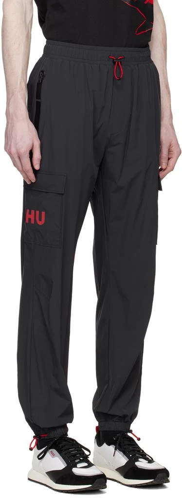 商品Hugo Boss|Black Drawstring Lounge Pants,价格¥464,第2张图片详细描述