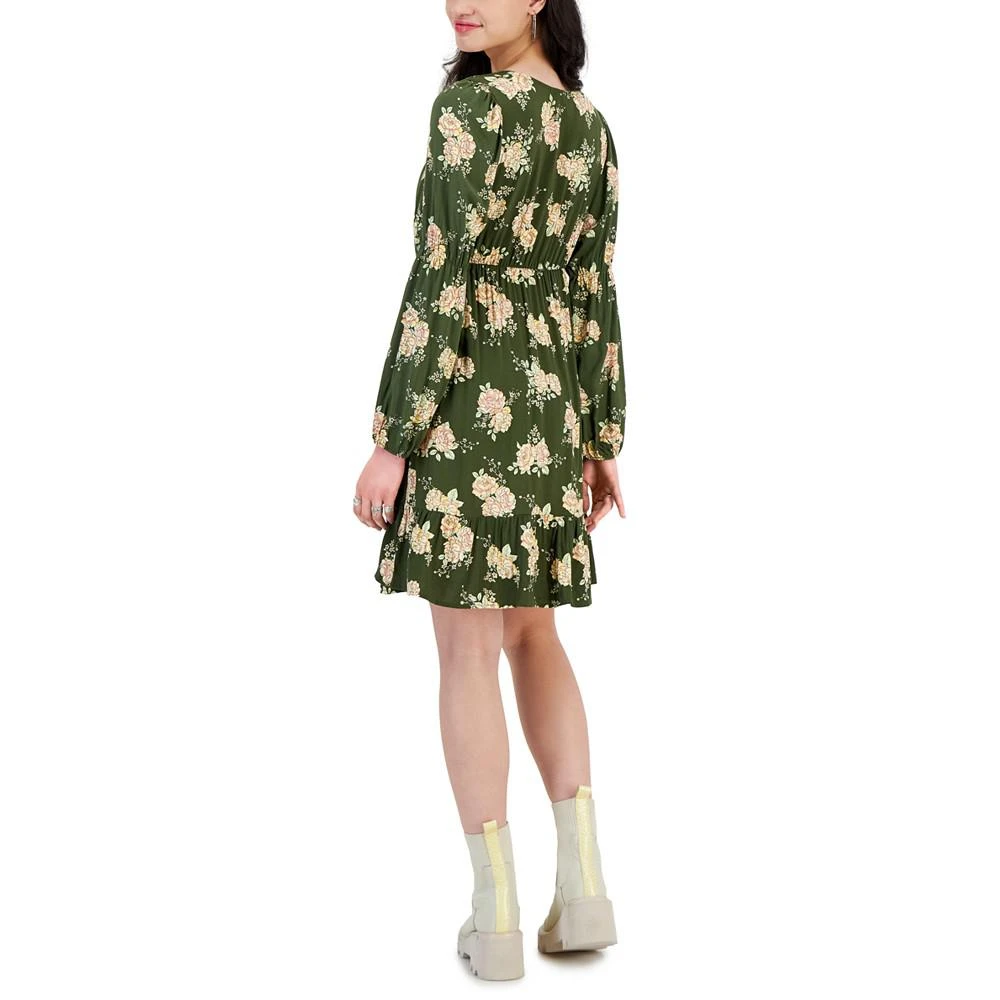 商品Planet Gold|Juniors' Emma Ruffled-Hem Empire-Waist Dress,价格¥150,第2张图片详细描述