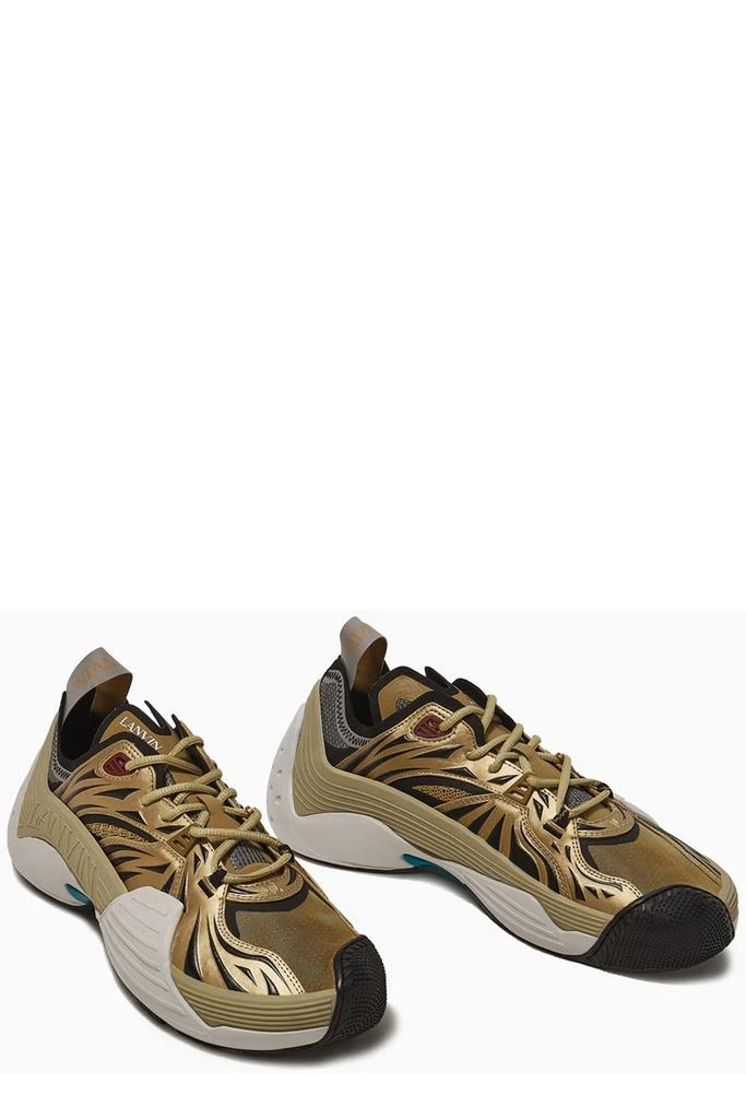 商品Lanvin|Lanvin Flash-X Lace-Up Sneakers,价格¥4787,第4张图片详细描述