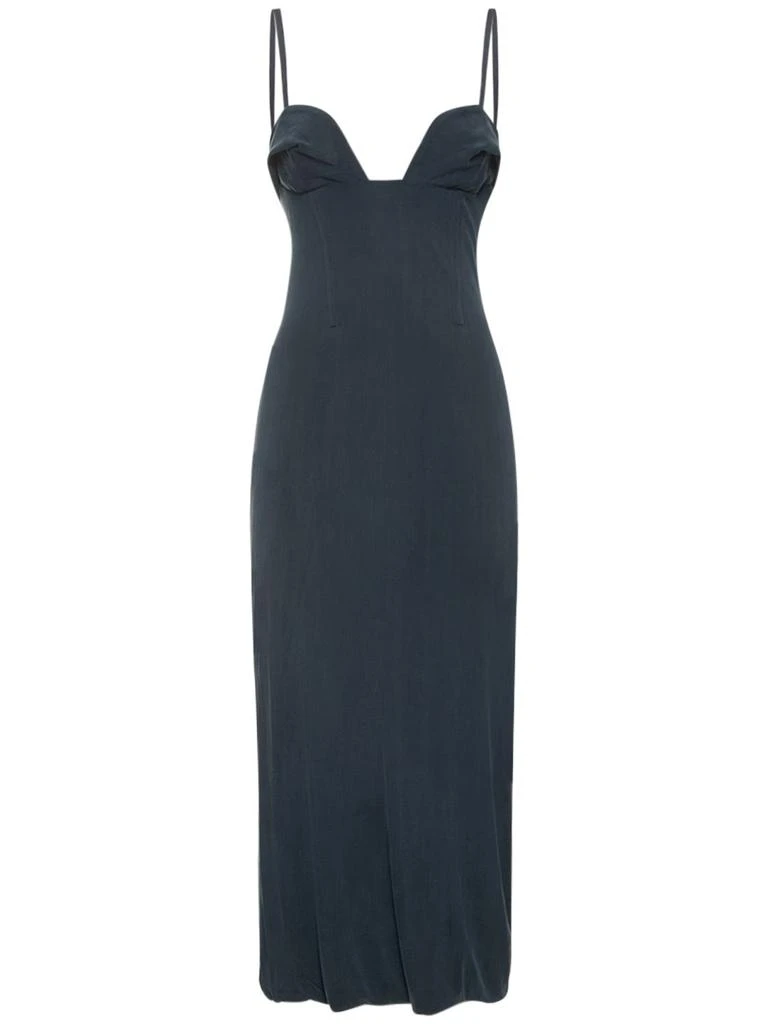 商品Jacquemus|La Robe Praia Cupro Bralette Midi Dress,价格¥3610,第1张图片