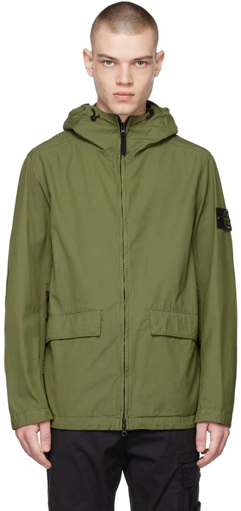 商品Stone Island|Green Batavia Jacket,价格¥3172,第1张图片