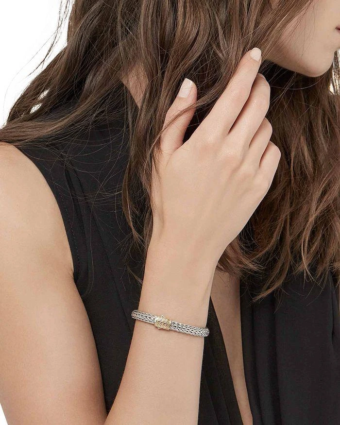 商品John Hardy|Sterling Silver & 18K Gold Classic Chain Small Bracelet,价格¥10839,第2张图片详细描述