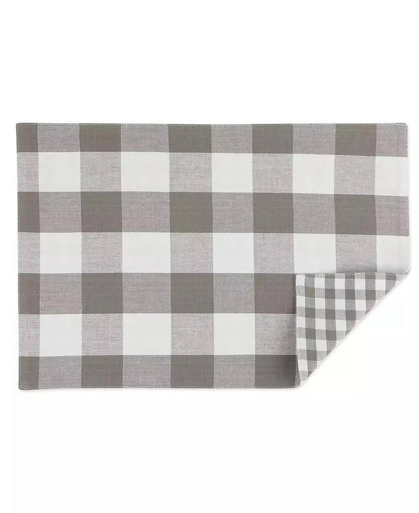 商品Design Imports|Design Import Reversible Gingham - Buffalo Check Placemat Set,价格¥175,第3张图片详细描述