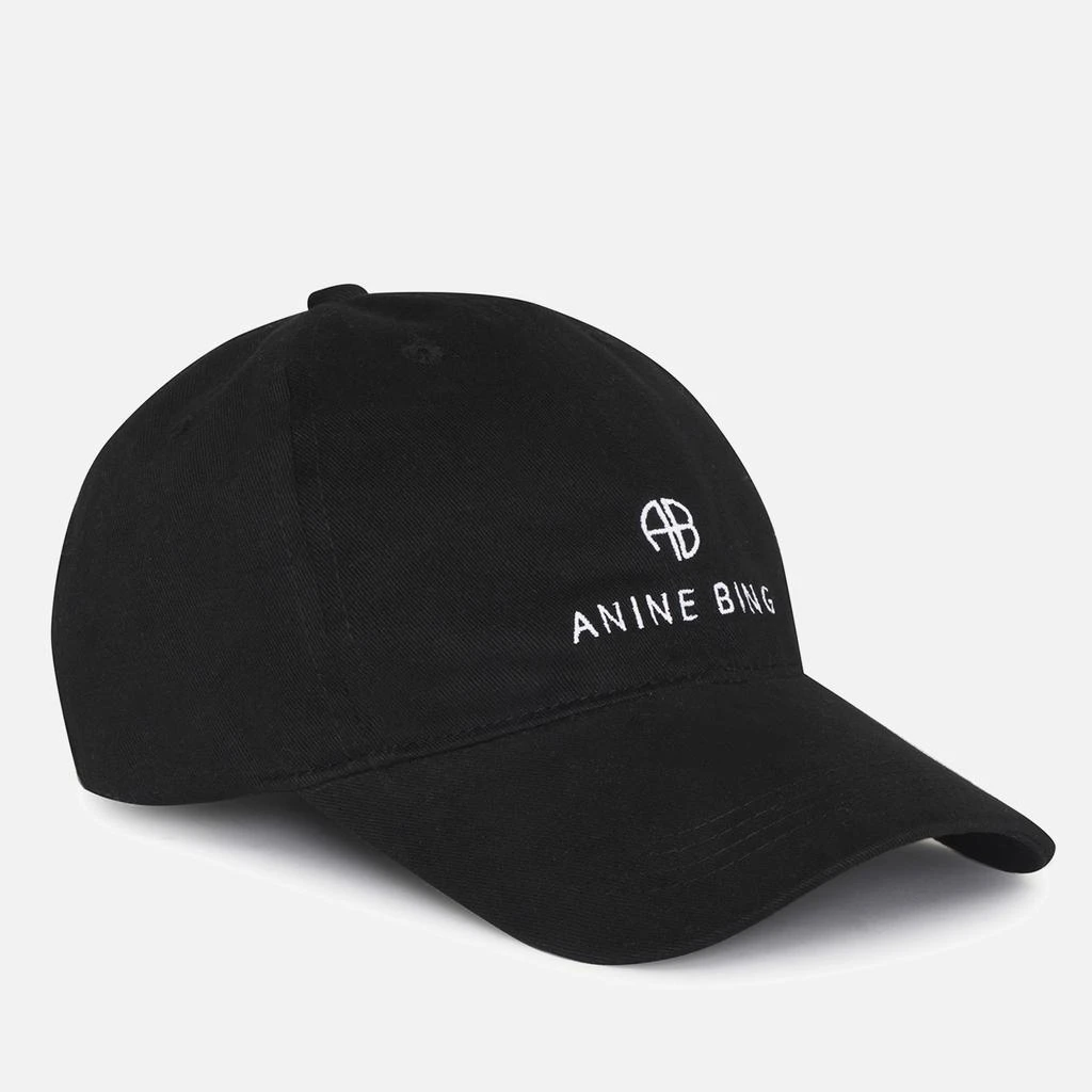 商品ANINE BING|Anine Bing Jeremy Logo Cotton-Twill Baseball Cap,价格¥544,第1张图片