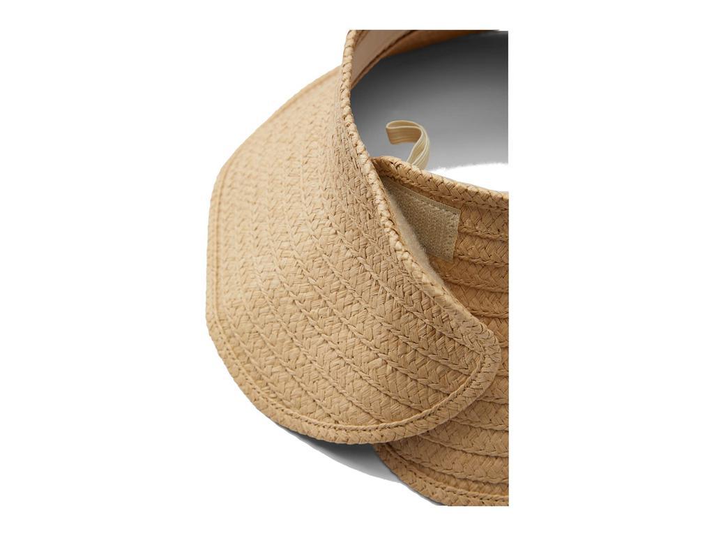 商品Madewell|Packable Straw Visor Hat,价格¥122,第5张图片详细描述