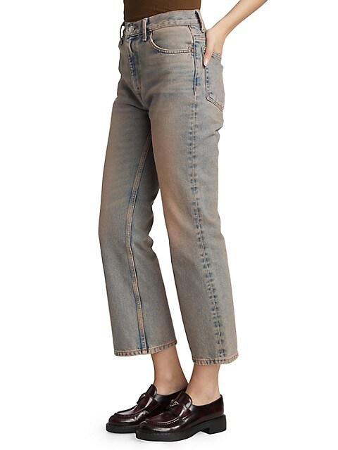 70S Loose Flared Rigid Crop Jeans商品第4张图片规格展示