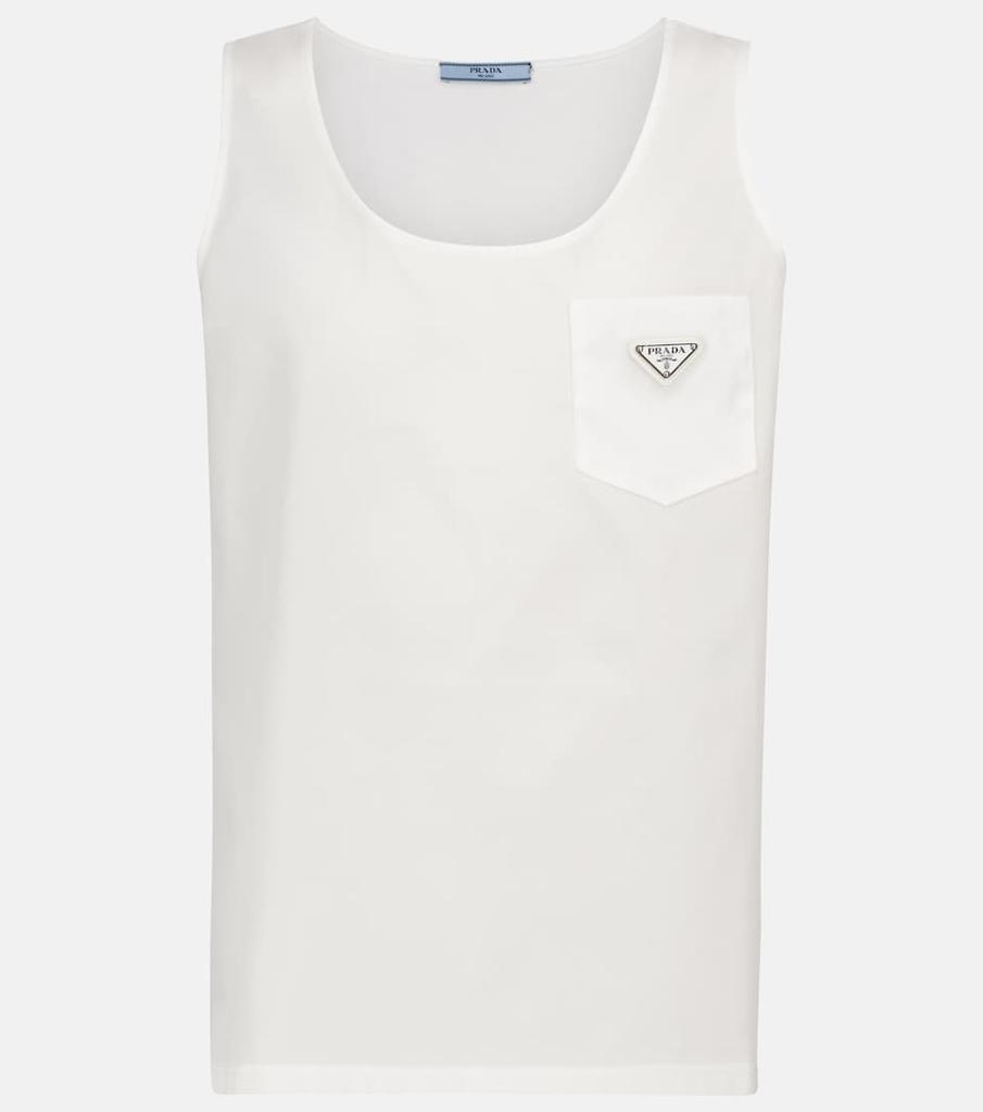 商品Prada|Nylon and cotton tank top,价格¥4631,第1张图片