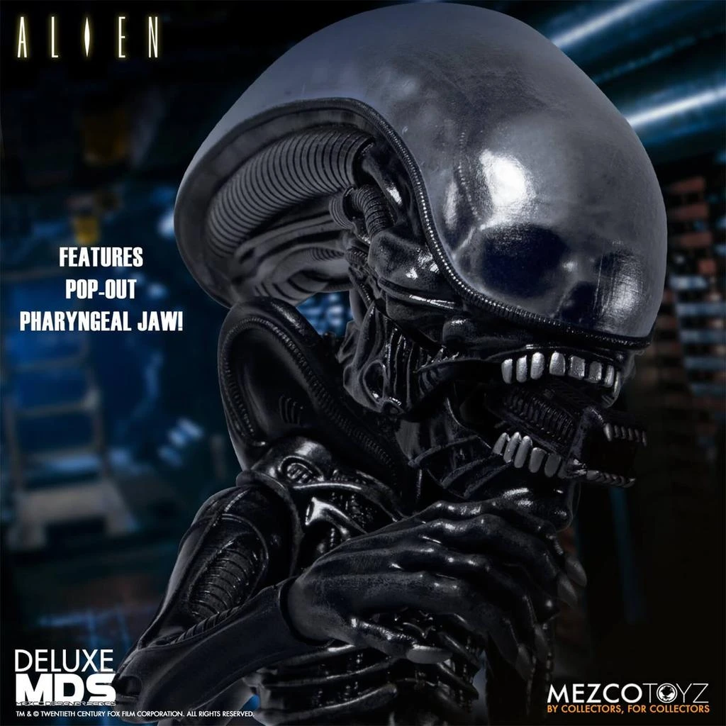 商品Mezco|Mezco Alien Deluxe MDS Figure - Alien,价格¥554,第5张图片详细描述