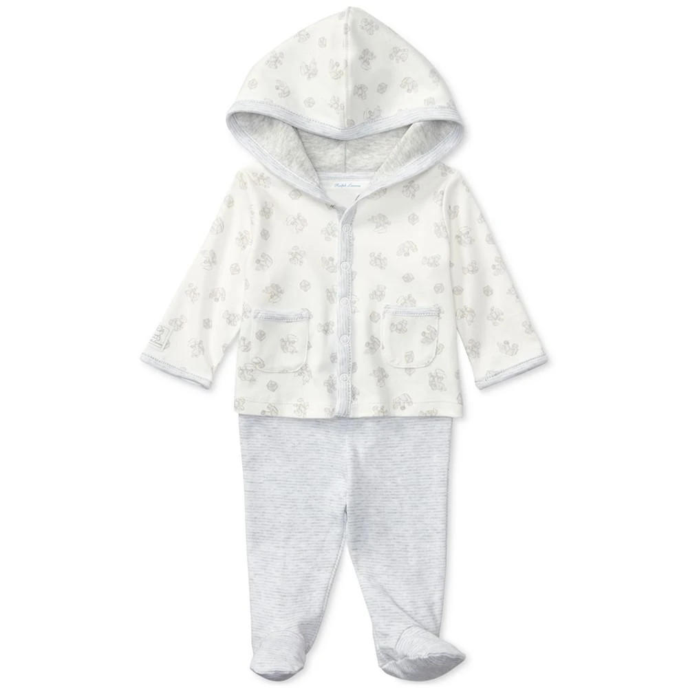 商品Ralph Lauren|Baby Boys or Baby Girls Cardigan and Pants, 2 Piece Set,价格¥447,第1张图片