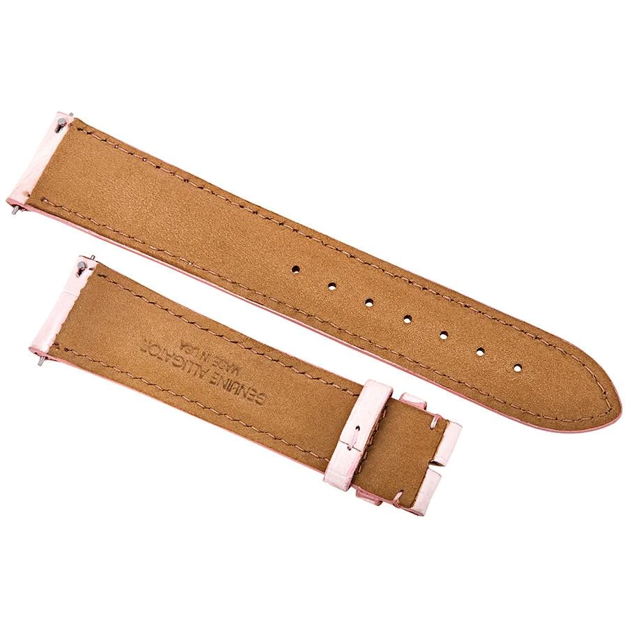 商品Hadley Roma|21 MM Matte Pink Alligator Leather Strap,价格¥356,第2张图片详细描述