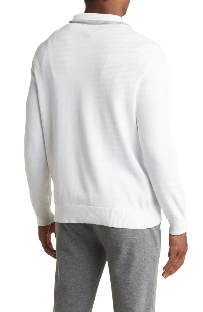 Men's Cotton Half Zip Pullover商品第2张图片规格展示