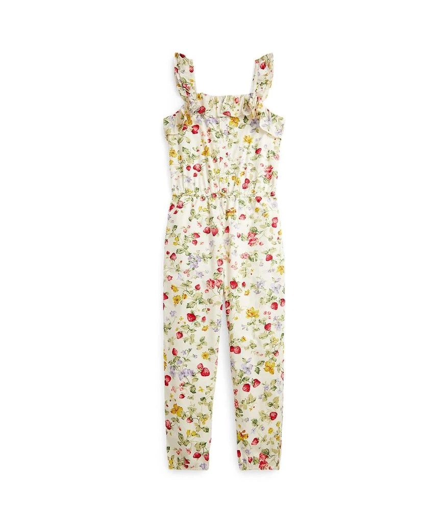 商品Ralph Lauren|Floral Cotton Batiste Jumpsuit (Big Kids),价格¥394,第1张图片