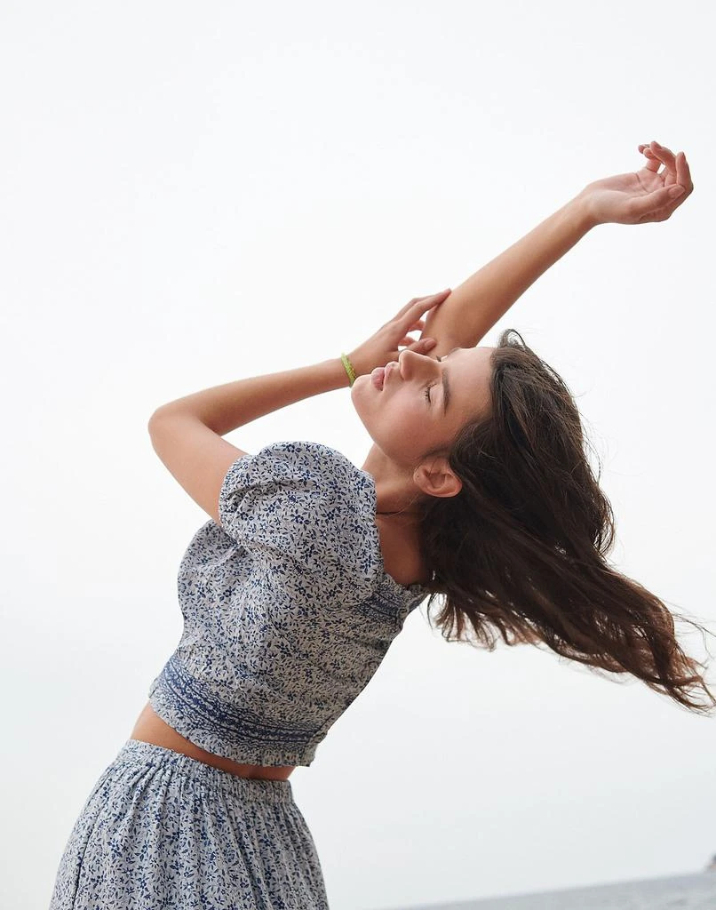 商品Madewell|Jeanette Top in Florentine Floral,价格¥239,第5张图片详细描述