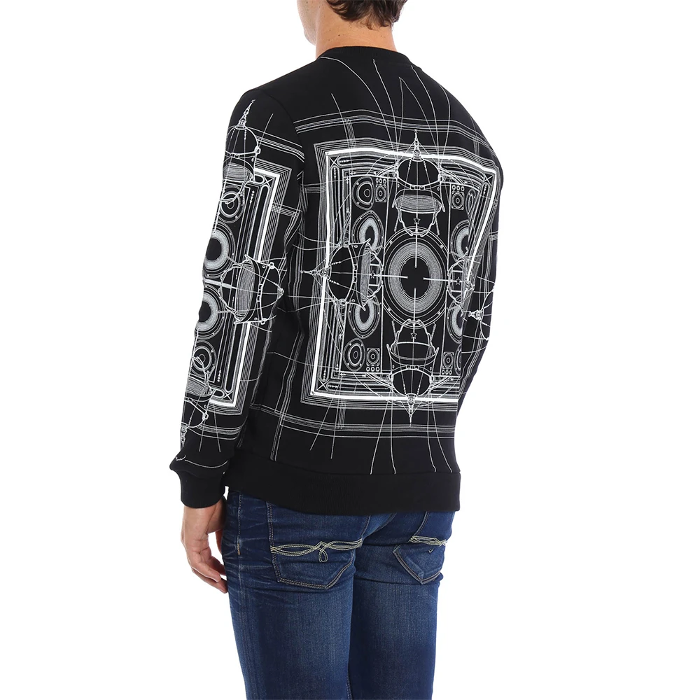 GIVENCHY 男士黑色印花卫衣 16W7341653-001 商品