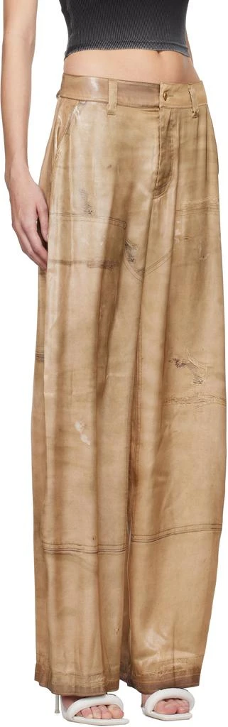 商品Alexander Wang|Beige Trompe L'œil Trousers,价格¥3095,第2张图片详细描述
