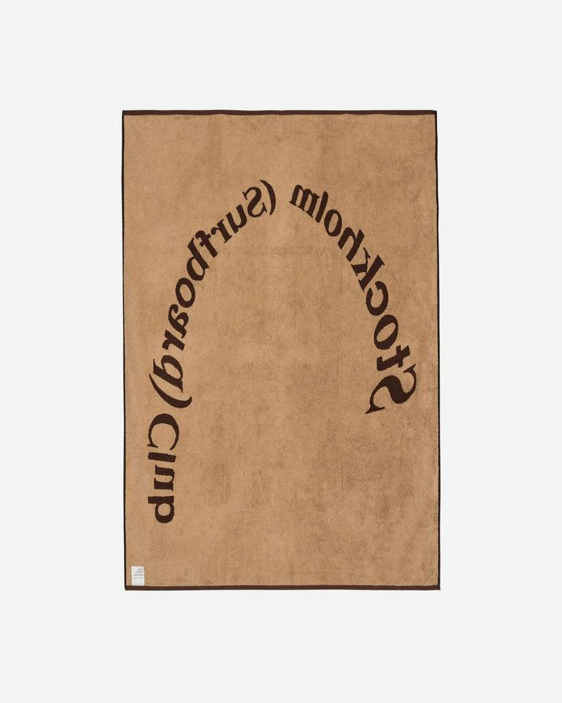 商品Stockholm (Surfboard) Club|Arch Logo Towel Brown,价格¥435,第2张图片详细描述