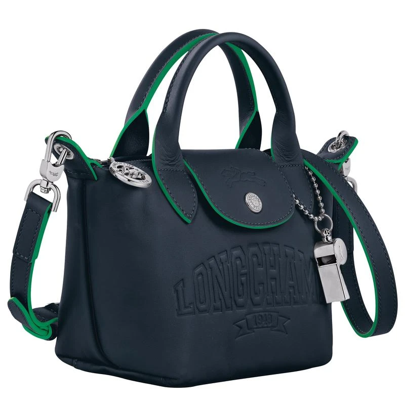 珑骧 Le Pliage XTRA超小女士海军蓝皮革手提包 L1500HEY556 商品