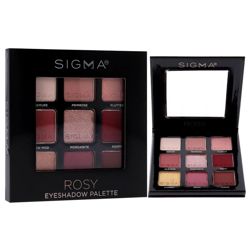 商品Sigma Beauty|Eyeshadow Palette - Rosy by Sigma Beauty for Women - 0.032 oz Eye Shadow,价格¥176,第3张图片详细描述