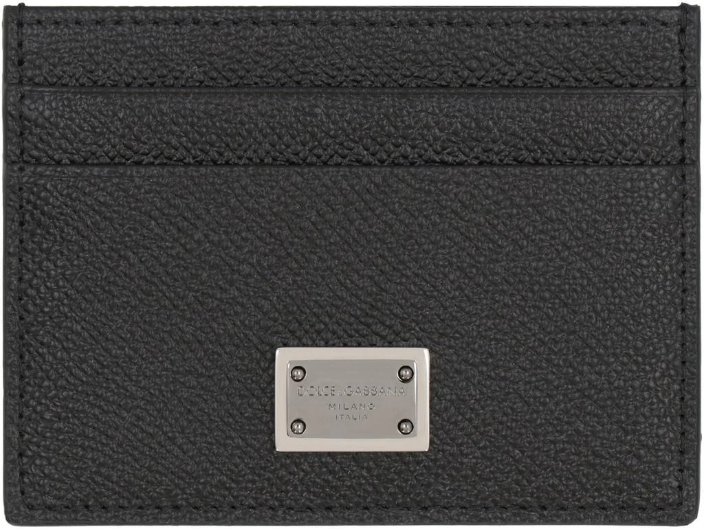 商品Dolce & Gabbana|Dolce & Gabbana Small Leather Goods in Black,价格¥1057,第2张图片详细描述