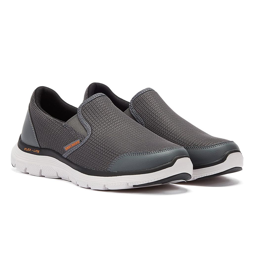 Skechers Flex Advantage 4.0 - Tuscany Mens Charcoal Trainers商品第1张图片规格展示