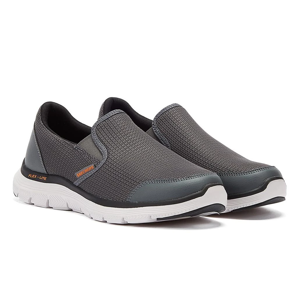 商品SKECHERS|Skechers Flex Advantage 4.0 - Tuscany Mens Charcoal Trainers,价格¥526,第1张图片