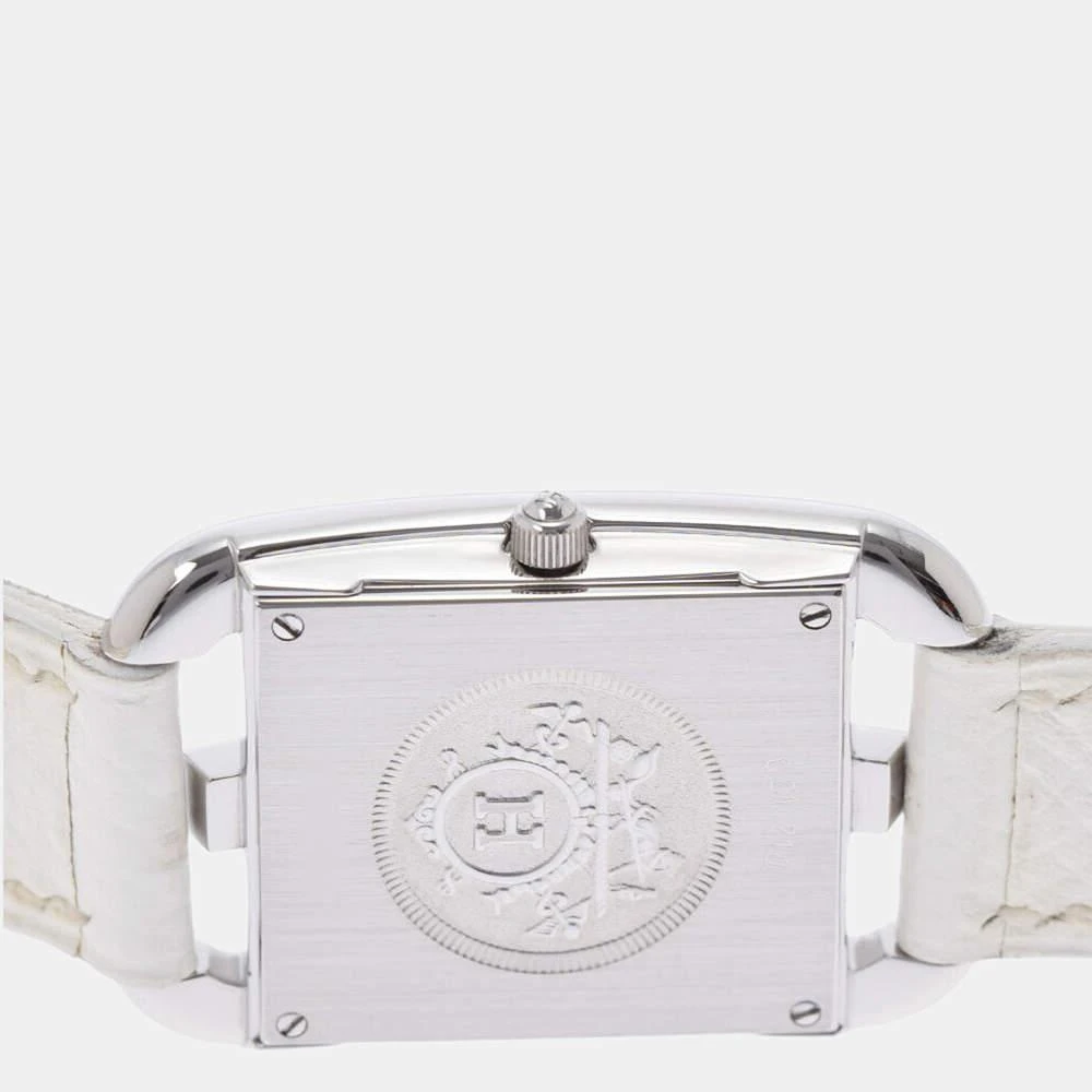 商品[二手商品] Hermes|Hermes White Stainless Steel Cape Cod CC1.210 Quartz Women's Wristwatch 23 mm,价格¥8129,第4张图片详细描述