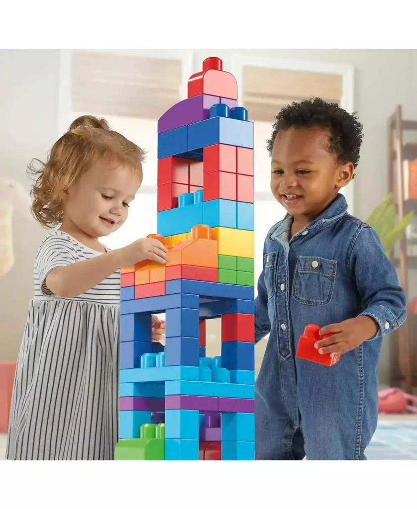 80-piece Big Building Bag Blocks for Toddlers 1-3, Blue 商品