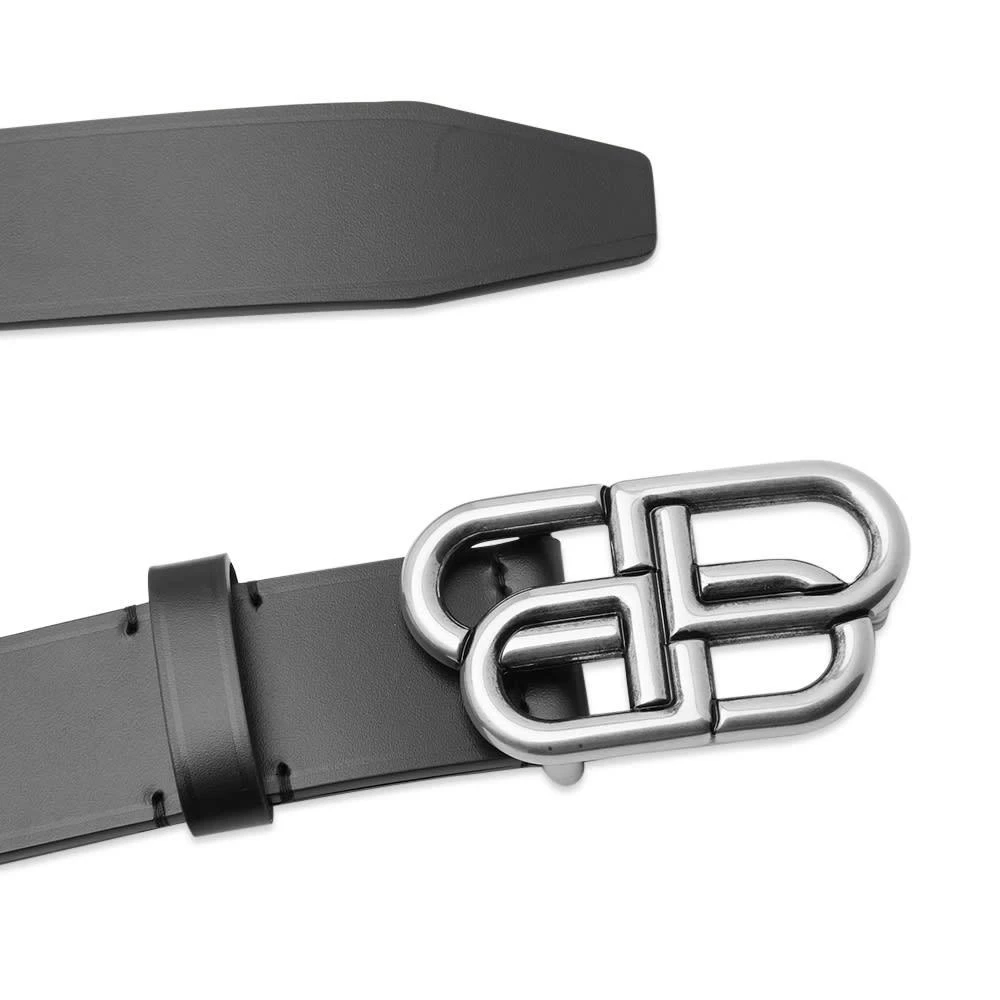商品Balenciaga|Balenciaga BB Buckle Leather Belt,价格¥2366,第2张图片详细描述