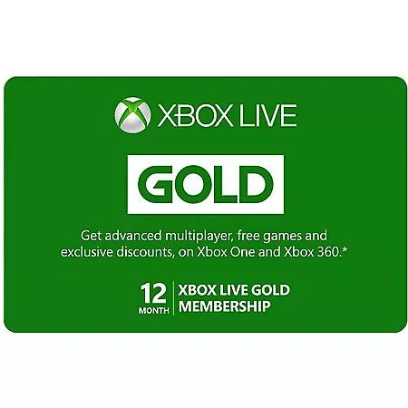 商品Xbox|Xbox Live Gold Membership eGift Card - Various Amounts (Email Delivery),价格¥197,第1张图片