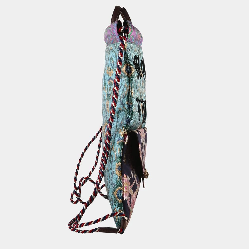 商品[二手商品] Gucci|Gucci Multi Modern Future Brocade Drawstring Backpack,价格¥13805,第2张图片详细描述