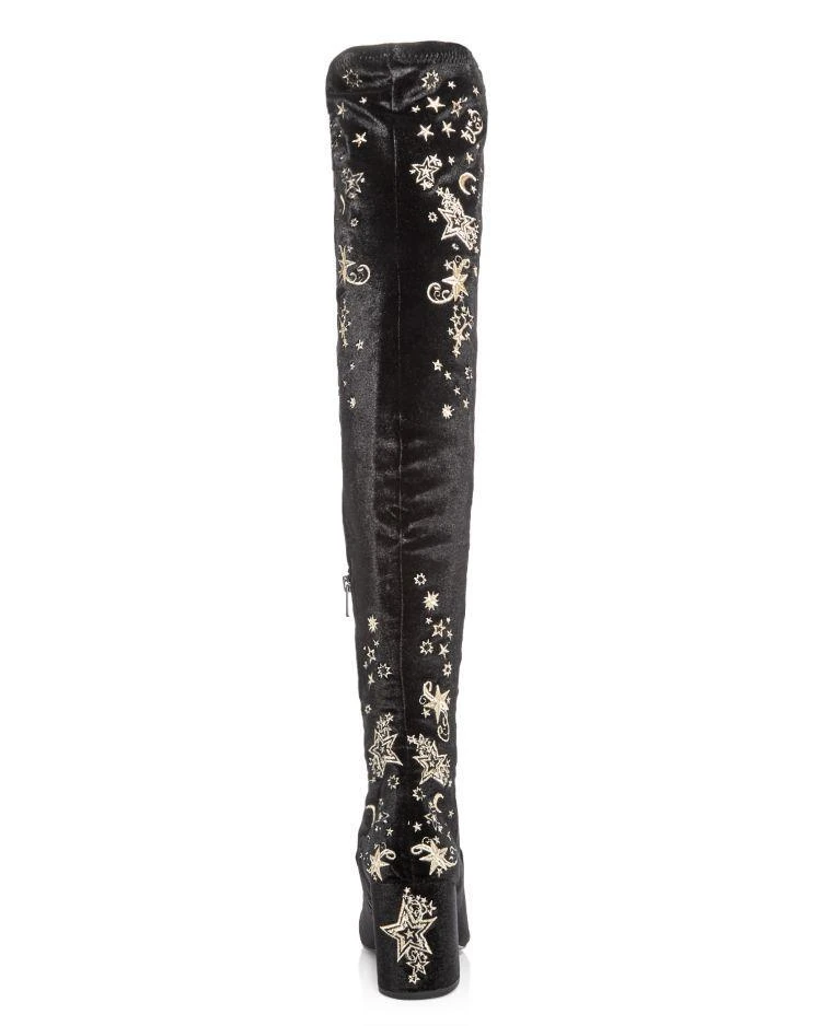 商品Ash|Women's Eros Embellished Velvet Over-the-Knee Boots,价格¥1802,第4张图片详细描述