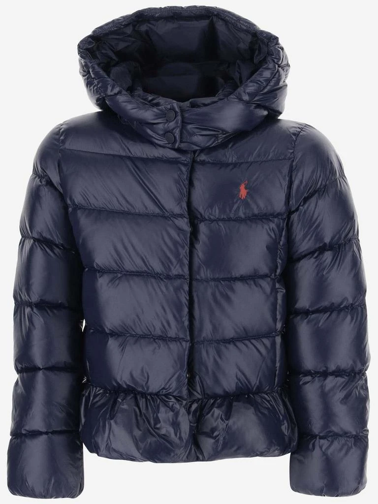 商品Ralph Lauren|Nylon Down Jacket With Logo,价格¥1561,第1张图片