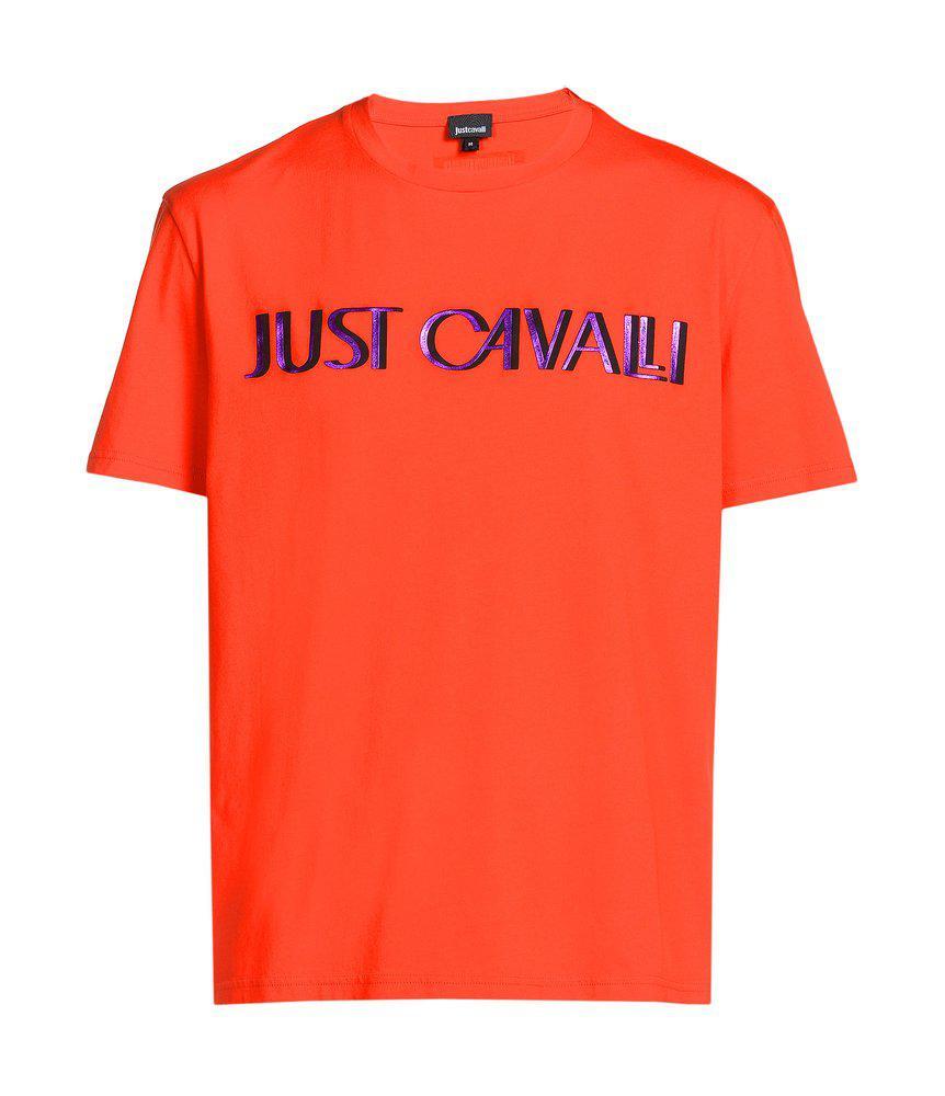 商品Just Cavalli|Just Cavalli Logo Printed Crewneck T-Shirt,价格¥569,第1张图片