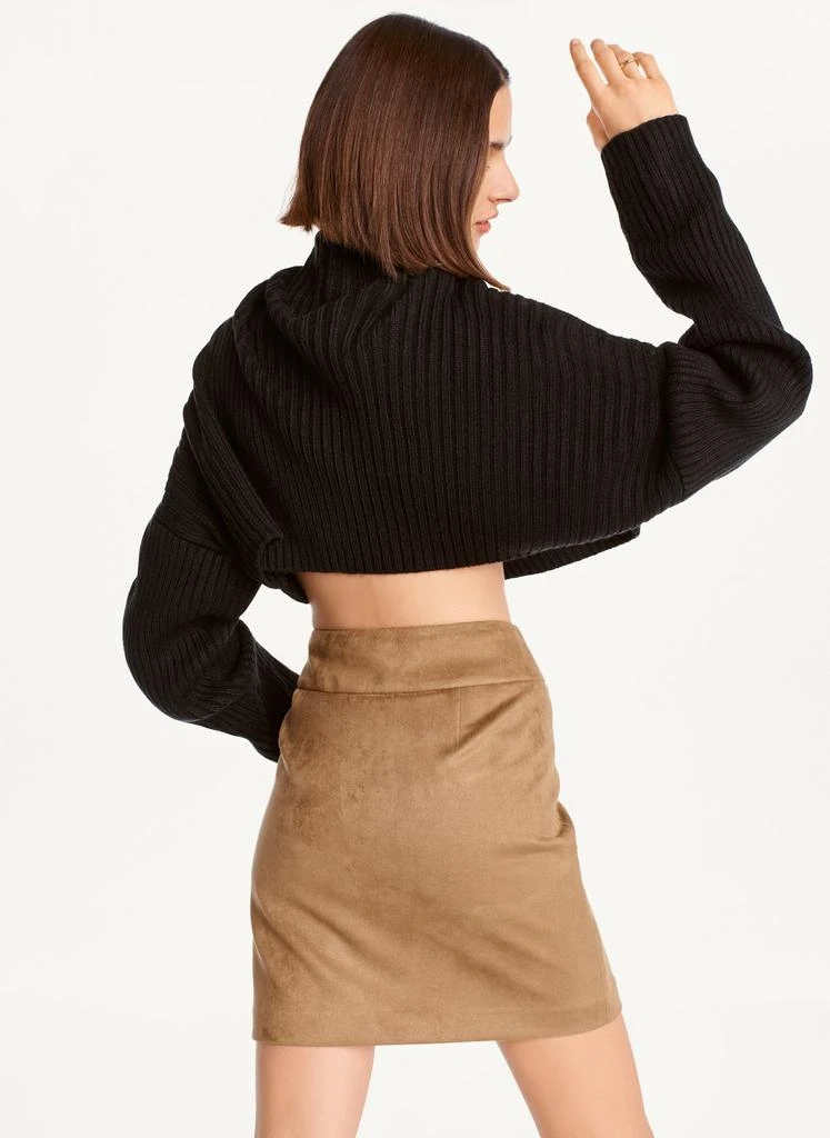 商品DKNY|Suede Mini Skirt,价格¥266,第4张图片详细描述