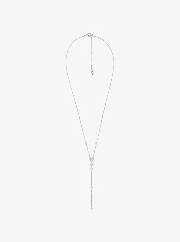 商品Michael Kors|Precious Metal-Plated Sterling Silver Cubic Zirconia Lariat Necklace,价格¥1275,第2张图片详细描述