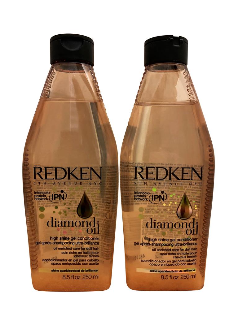 Redken Diamond Oil High Shine Gel Conditioner DUO 8.5 OZ商品第1张图片规格展示