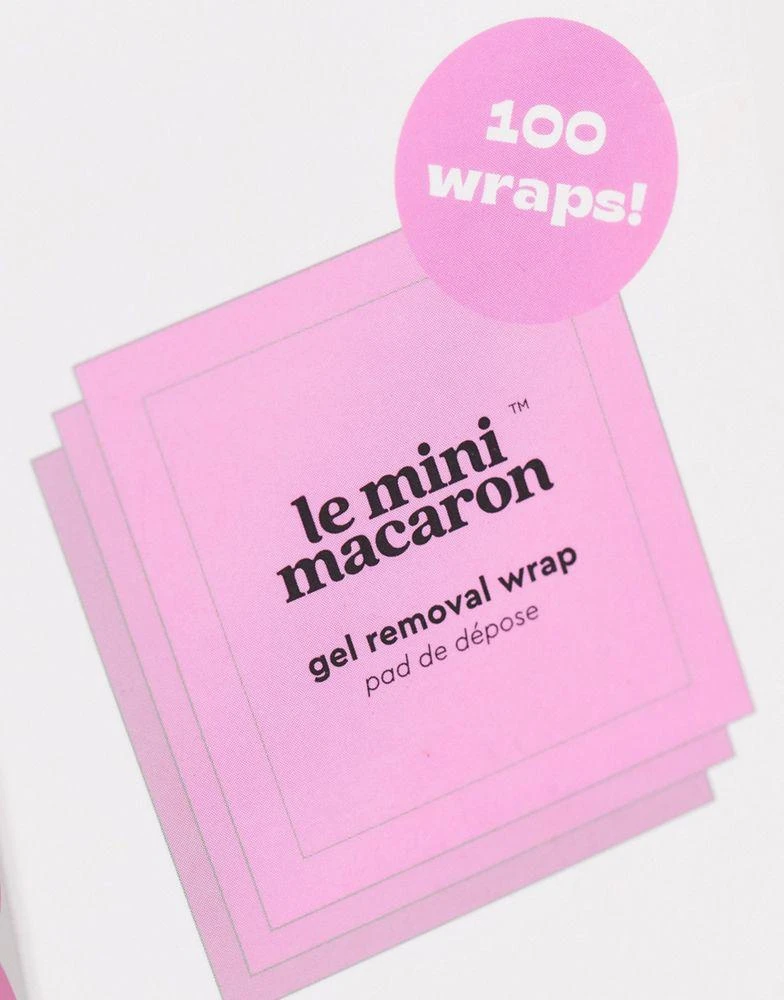 商品Le Mini Macaron|Le Mini Macaron Pre Soaked Gel Remover Wipes x100,价格¥103,第3张图片详细描述