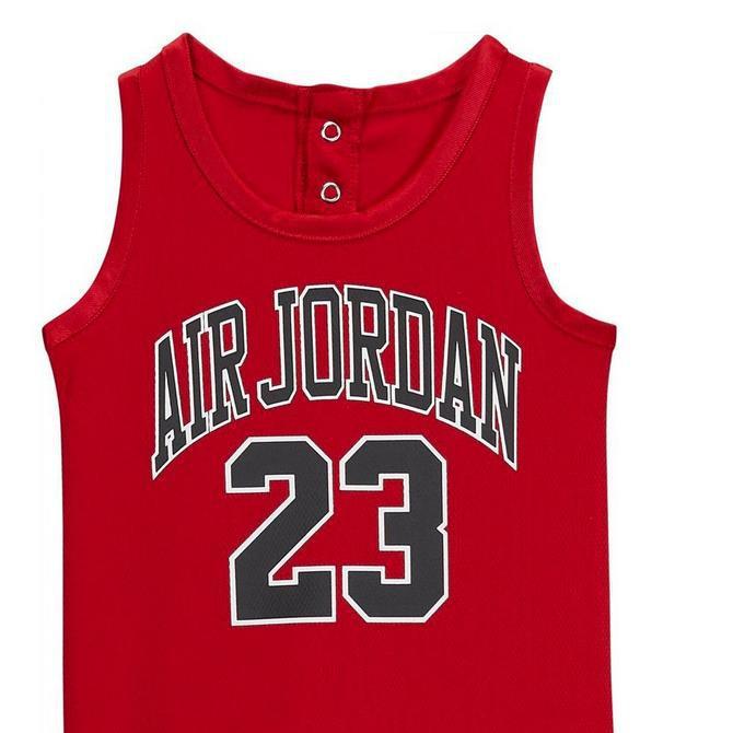 商品Jordan|Boys' Infant Jordan Jersey Romper,价格¥148,第4张图片详细描述