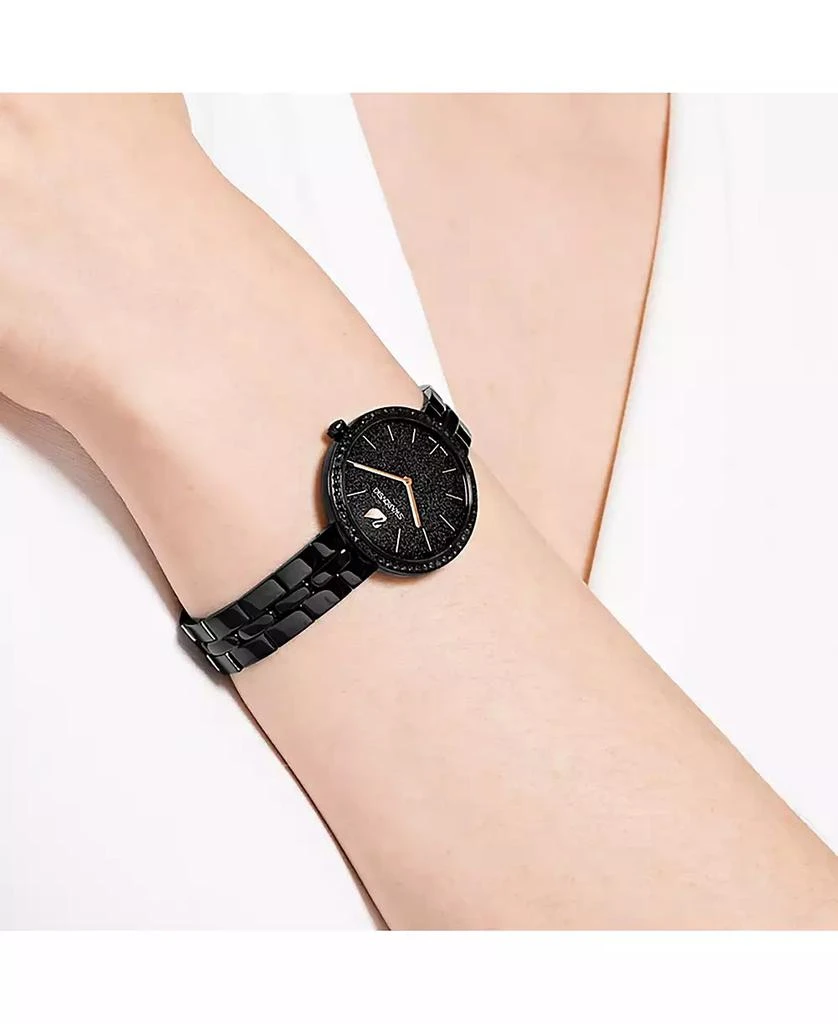 商品Swarovski|Cosmopolitan Black Metal Bracelet Watch, 31.75 mm,价格¥2228,第5张图片详细描述