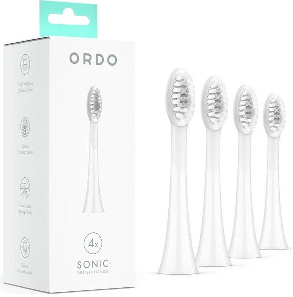 商品Ordo|Ordo - Sonic  White Electric Brush Heads (4pk),价格¥175,第1张图片